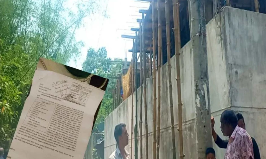 সরকারি রাস্তা দখল করে প্রভাবশালী মহলের ঘর নির্মাণ, দুর্ভোগে দুইশত পরিবার