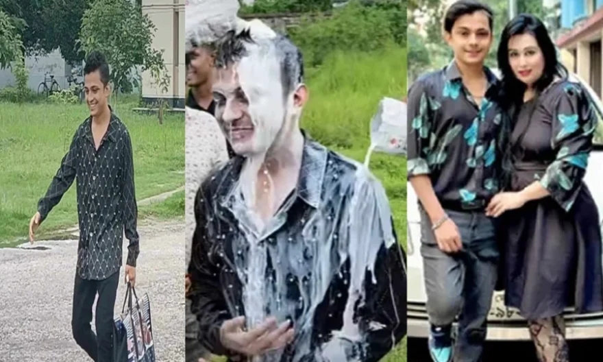 দুধ দিয়ে গোসল করলেন টিকটকার মামুন