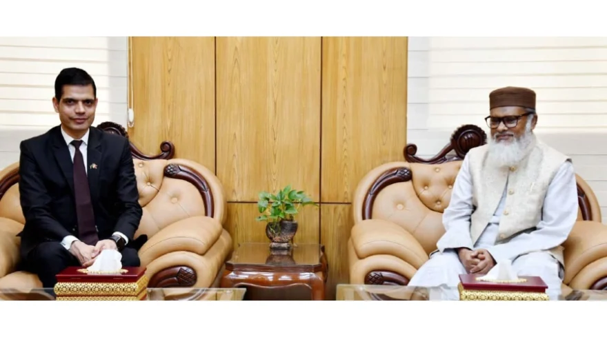 ধর্ম উপদেষ্টার সাথে নেপালের রাষ্ট্রদূতের সাক্ষাৎ